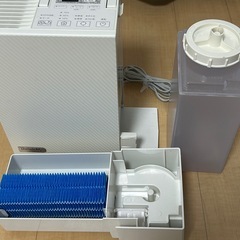 【付属品多数】ダイニチプラス ハイブリッド式加湿器 HD-RX318 クリスタルホワイトの画像