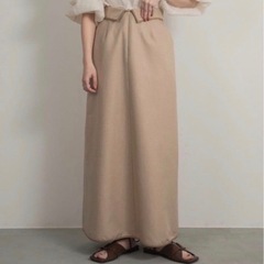 lawgy change waist design スカート ベージュの画像