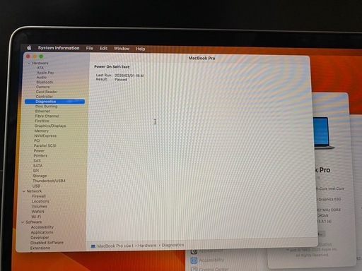 Macbook pro 2019 16インチi9 16Gb 1Tb