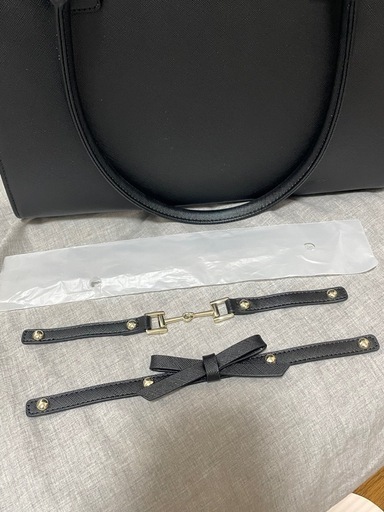 AOKI LES MUSE入学式 就活 バッグ 黒 リボン