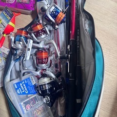 釣竿のセットの画像