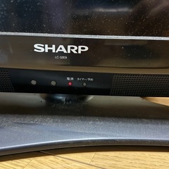 SHARP  32型TV 　の画像