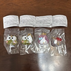 サンリオカラフルキャンディーチャーム マイメロディ ハローキティの画像