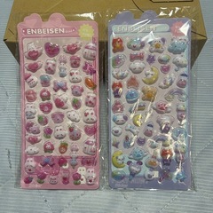 3Dぷくぷくシール10シート10種類セットの画像