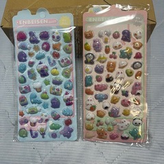 3Dぷくぷくシール10シート10種類セットの画像