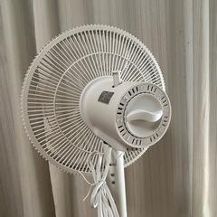 【美品】リビング扇風機 ホワイト シンプルデザインの画像