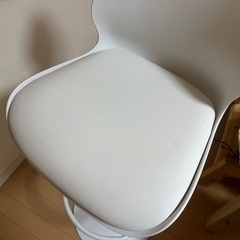 カウンターチェア(ホワイト)　セットの画像