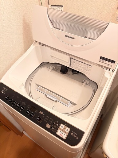 SHARP タテ型洗濯乾燥機es-tx5f 一人暮らし