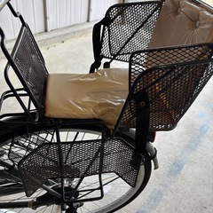 幼児用　自転車の椅子　シートの画像