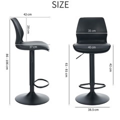 カウンターチェア(ホワイト)　セットの画像