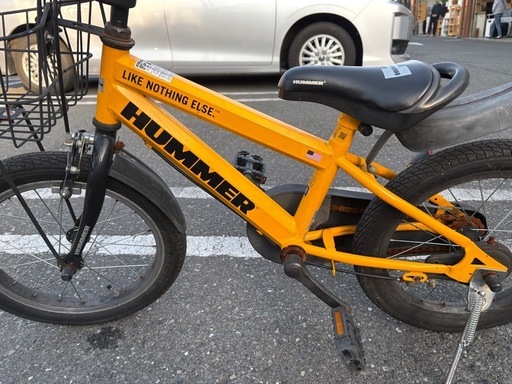 HUMMER 子供自転車 16インチ イエロー 防犯登録抹消済