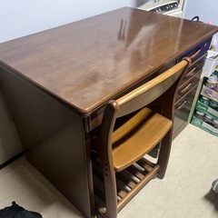 テーブル 学習机　の画像