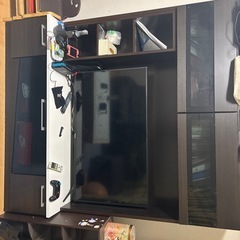 収納バッチリ！テレビ台の画像