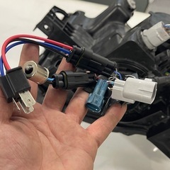 ダイハツ・ウェイク　ヘッドライト　左右　配線加工済み　の画像