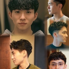 【3/6 8:40〜】メンズカット＋パーマ（写真のスタイル…