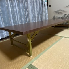 折りたたみテーブル、座卓、ローテーブル【6台セット】の画像