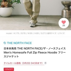 海外限定 ノースフェイス フリース 美品の画像