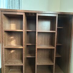 【お譲りいたします】本棚_ダブルスライドの画像