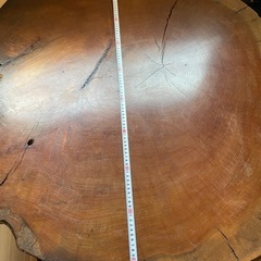 一枚板テーブル脚付きの画像