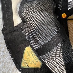 【新品】ストーン付き黒メッシュキャップの画像