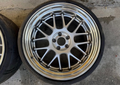 WORK ワーク マイスター MEISTER M1R 19インチ 9.5J+5 PCD114.3 5H 2本セット ジャンク