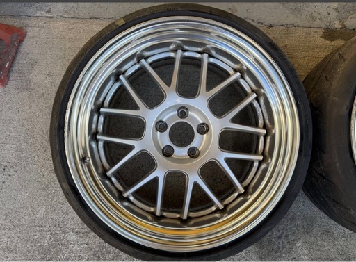 WORK ワーク マイスター MEISTER M1R 19インチ 9.5J+5 PCD114.3 5H 2本セット ジャンク