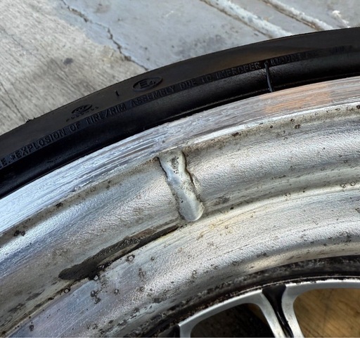 WORK ワーク マイスター MEISTER M1R 19インチ 9.5J+5 PCD114.3 5H 2本セット ジャンク