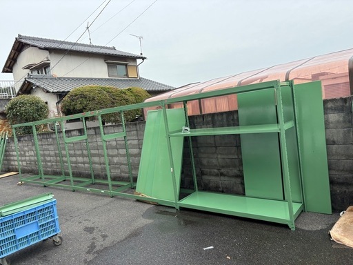 スチール棚5段