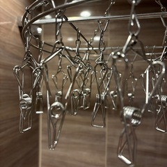 ピンチハンガー、洗濯バサミ大4つ
の画像