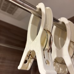 ピンチハンガー、洗濯バサミ大4つ
の画像