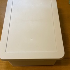 無印良品 ポリプロピレン　収納ボックス インナートレイ＆蓋付きの画像