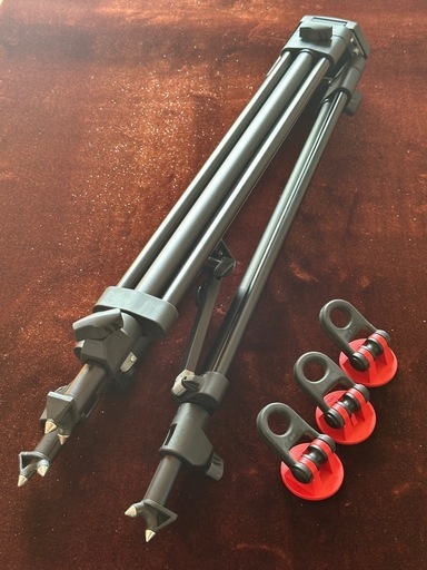 極上美品！生産完了品 Sachtler ENG 75/2D MS アルミ3段三脚