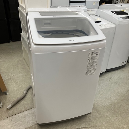 坂2603-032 AQUA 洗濯機 AQW-GV100H 10.0kg 2019年製 動作確認済み キズ汚れ有り