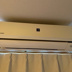 クリーニング済✨SHARP 10畳用エアコン 2017年製 取り外し済の画像