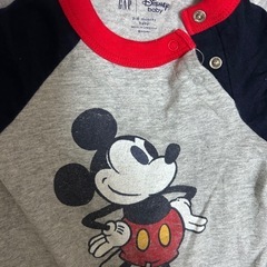 ベビーギャップ ロンパース ミッキーの画像