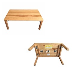 無印良品 パイン材ローテーブルの画像