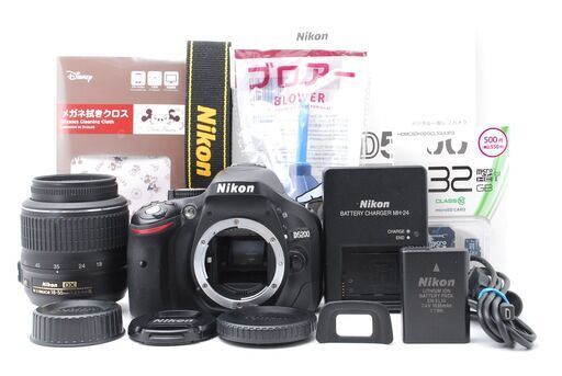 【使用感少美品】Nikon D5200　スマホ転送　自撮り　バリアングル液晶