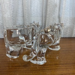 ガラス製小物入れ 2体の画像