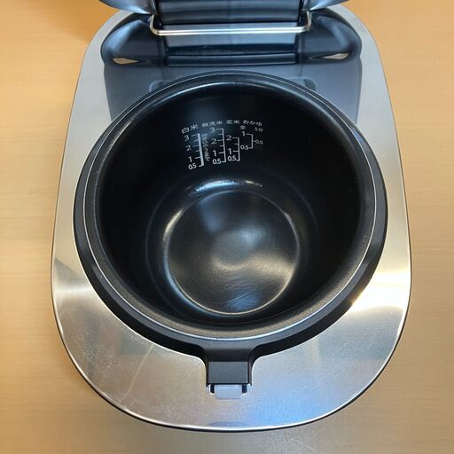 炊飯器 ３合炊き IHジャー炊飯器 PLAINLY KS-HF05B（ブラック）2023年製