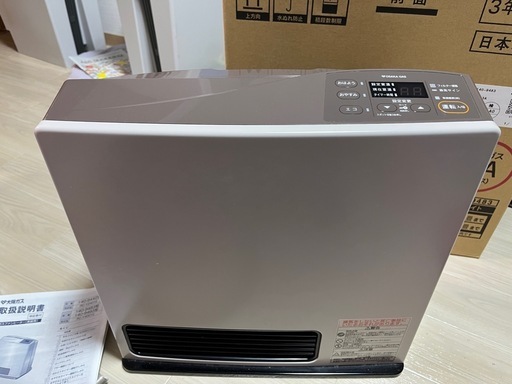都市ガス用ファンヒーター(日本製)