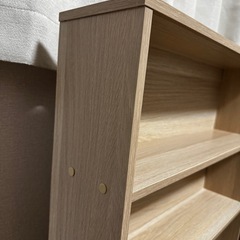 【新品未使用】組立済み　本棚の画像