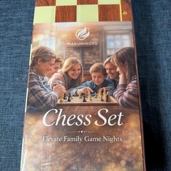 【新品】チェス セット マグネット式 折りたたみ式 木製 30cm×30cm  の画像