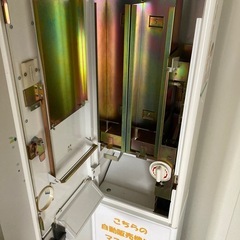【栗山】手動式自動販売機 DF-8A ダイト 専用台セット マスク自販機 電源不用 業務用 病院 施設 の画像