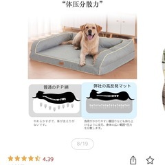 ペットベッド　洗えるの画像