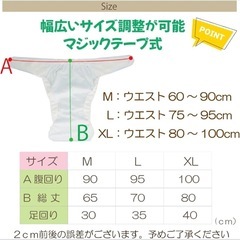 【新品】日本製にこだわった 大人用 おむつカバー 漏れ防止 (ブルー, Lサイズ)の画像