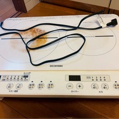 アイリスオーヤマIH2口コンロの画像