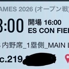 日ハム ファイターズ 3/17 エスコン 2枚の画像