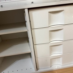 カラーボックス　引き出し付き　収納の画像