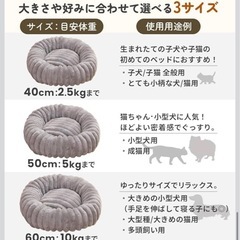 【新品】ペットクッション 犬 猫 ベッド ふわふわ ライム 40cm/2.5kgまで の画像