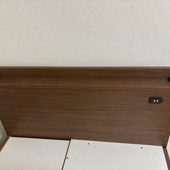 ニトリ シングルベッド 収納付きの画像